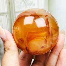 1 PC Chất liệu hỗn hợp Quả cầu pha lê [Mã não rêu đỏ, Đá Dongling xanh, Mã não hoa anh đào đỏ] Trang trí nhà cửa, Trang trí văn phòng, Quà tặng ngày lễ & sinh nhật - 1 PC hỗn hợp 1 quả cầu pha lê chất liệu - Xem 7