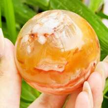 1 PC Chất liệu hỗn hợp Quả cầu pha lê [Mã não rêu đỏ, Đá Dongling xanh, Mã não hoa anh đào đỏ] Trang trí nhà cửa, Trang trí văn phòng, Quà tặng ngày lễ & sinh nhật - 1 PC hỗn hợp 1 quả cầu pha lê chất liệu - Xem 4