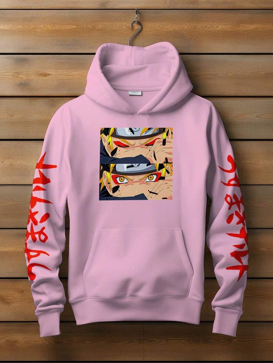 Men Sweatshirts - Màu Hồng baby - Xem 1