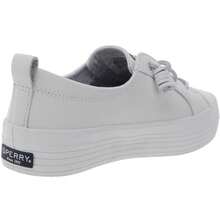 Sperry Vibe Womens Leather Memory Foam Sneakers - 白色 - 查看 2