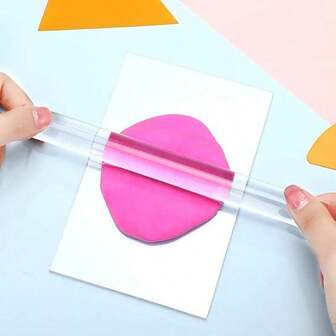 1pc/2pcs Acrylic Solid Clay Roller/Clay Acrylic Sheet Clay Modeling Tool For Sculpting DIY Clay Art Crafts