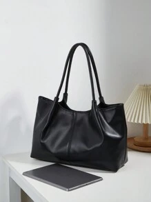Nuevo bolso de mano para mujer con diseño único, doble asa, gran capacidad, bolso para el hombro para uso casual y diario, adecuado para vacaciones, viajes al trabajo y compras