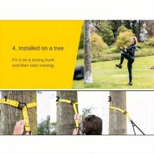 1pc Home Gym Suspension Training Strap Workout Resistance Bands Set Gym Accessories, Deporte, Gimnasio, Ejercicio En Casa