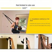 1pc Home Gym Suspension Training Strap Workout Resistance Bands Set Gym Accessories, Deporte, Gimnasio, Ejercicio En Casa