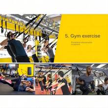 1pc Home Gym Suspension Training Strap Workout Resistance Bands Set Gym Accessories, Deporte, Gimnasio, Ejercicio En Casa
