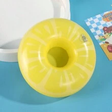 1pc Creative Inflatable Drink Holders, Floating Inflatable Cup Holders Beverage Coasters, Suitable For Pool Party Festival, Make Pool Parties Fun And Exciting With This Inflatable Drinks Holder!, Beach Essentials, Beach Accessories