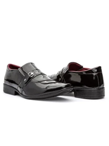 Kit 2 Men's Dress Shoes With Belt Wallet And Watch - 837vp / 803vp - màu đen - Xem 5
