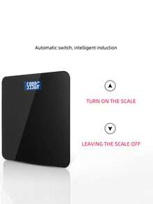 Digital Body Weight Bathroom Scale Smart Scale Step-On Technology With Easy Read LCD, Perfect Digital Home Scale, Black Highly Accurate Scale For Body Weight, Black - Black - View 7