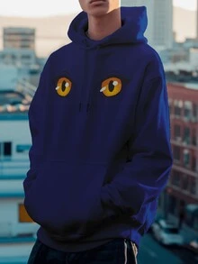 Men Sweaters - 藏蓝色 - 查看 2