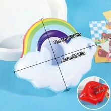 1pc Floating Inflatable Cup Holders Beverage Coasters, Inflatable Floating Cup Holder, Swimming Pool Beverage Coaster, Mini Floating Cup Holder, Summer Swimming Pool Party Decoration