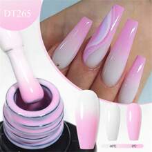 7ml溫感凝膠指甲油，變色溫度感應凝膠半固定型，可使用UV LED燈光，適用於沙龍和家庭個人DIY