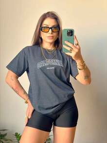 Women T-Shirts - Màu xám đen - Xem 4