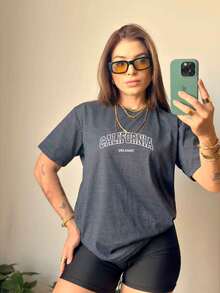 Women T-Shirts - Màu xám đen - Xem 2
