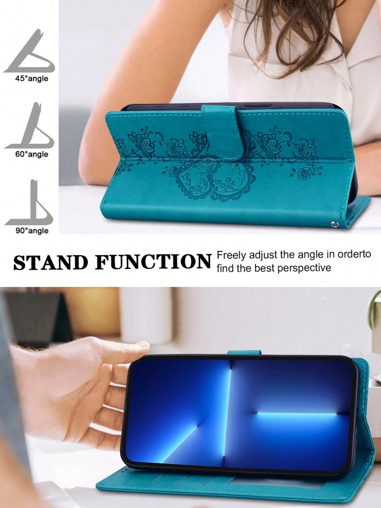 Custodia in pelle per Xiaomi Redmi Note 7/Note 7 Pro, flip case magnetico in Finto cuoio con supporto Nero