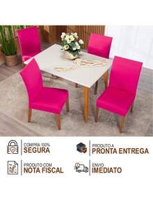 Chair Covers - Màu Hồng Tươi - Xem 6