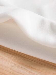 Young Girl Funny Print Warm Lined Sportswear And Flared Pants Set