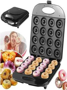 Donut Making Machine Donuts Confectionery Culinary 110v Volts 12donuts Or 16donuts - màu đen - Xem 2