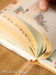 HelloPretty Nature-Themed Full-Color Notebook 6.89x5.51in: 3 Unique Designs, 100gsm Paper, Full-Color Printing, Each Page Reflects A Different Mood - Ideal For Students, Artists, Professionals, And Nature Lovers - Perfect For Journaling, Note-Taking, And Sketching - Great Gift For Stationery Enthusiasts - Includes Inspirational Quotes, Soft Cover, Compact And Portable - Also Known As Journal, Diary, Planner, And Sketchbook Back To School