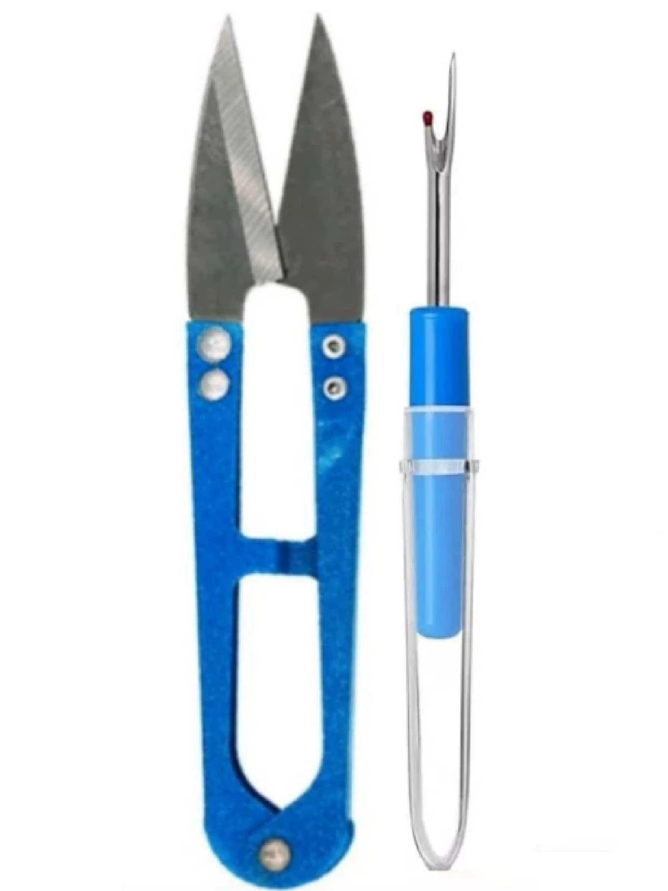 Abridor de casa desmanchador de Costura e Tesoura De Arremate metal  Patchwork Quilting - Azul - Visão 1