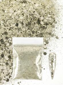 10克混合色六边形粗闪粉，适用于凝胶指甲油、环氧树脂和其他DIY美甲配件 - 彩色 - 查看 15