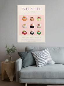 1入組無框帆布牆藝海報，經典綠茶杯插圖，適用於廚房、餐廳或茶座裝飾，為任何空間增添優雅和寧靜的氛圍 - 彩色 - 查看 9