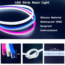 LED Silicone Neon Light Strip 12V 16.4FT/5M Wateproof DIY Cuttable Outdoor Neon Lights LED - Multicolor - View 4