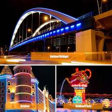 LED Silicone Neon Light Strip 12V 16.4FT/5M Wateproof DIY Cuttable Outdoor Neon Lights LED - Multicolor - View 2