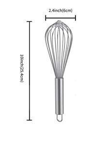 3 peças Batedores para Cozinhar, Batedor de Aço Inoxidável para Misturar, Bater, Bater e Mexer, Conjunto de Batedor de Arame de Balão Versão Aprimorada, 8+10+12