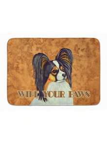 Carolines Treasures LH9461RUG Papillon Wipe Your Paws Machine Washable Memory Foam Mat - Multicolor - View 2