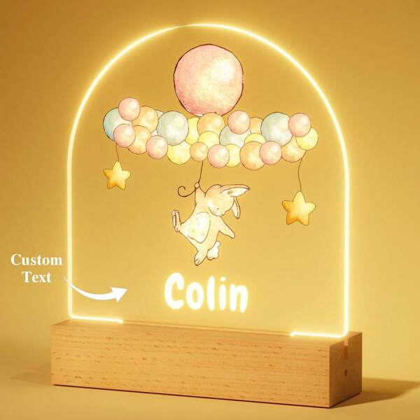 Personalized Gifts For Kids - Night Light, Personalized Night Light, Customize Photo/Name,USB Powered, Children's Bedroom Decorative Gifts For Boys And Girls Baby Shower Family Decorations Giftswinter Eve Gifts Back To School Winter Gift Ideas Boy Girl Valentine's Day