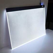 1 buc. Pad de desen cu LED-uri reglabile cu trei straturi - Dimensiuni A2/A3/A4/A5 - Luminozitate reglabilă pentru trasare și pictură cu diamant - Protecție pentru ochi prietenoasă cu vederea