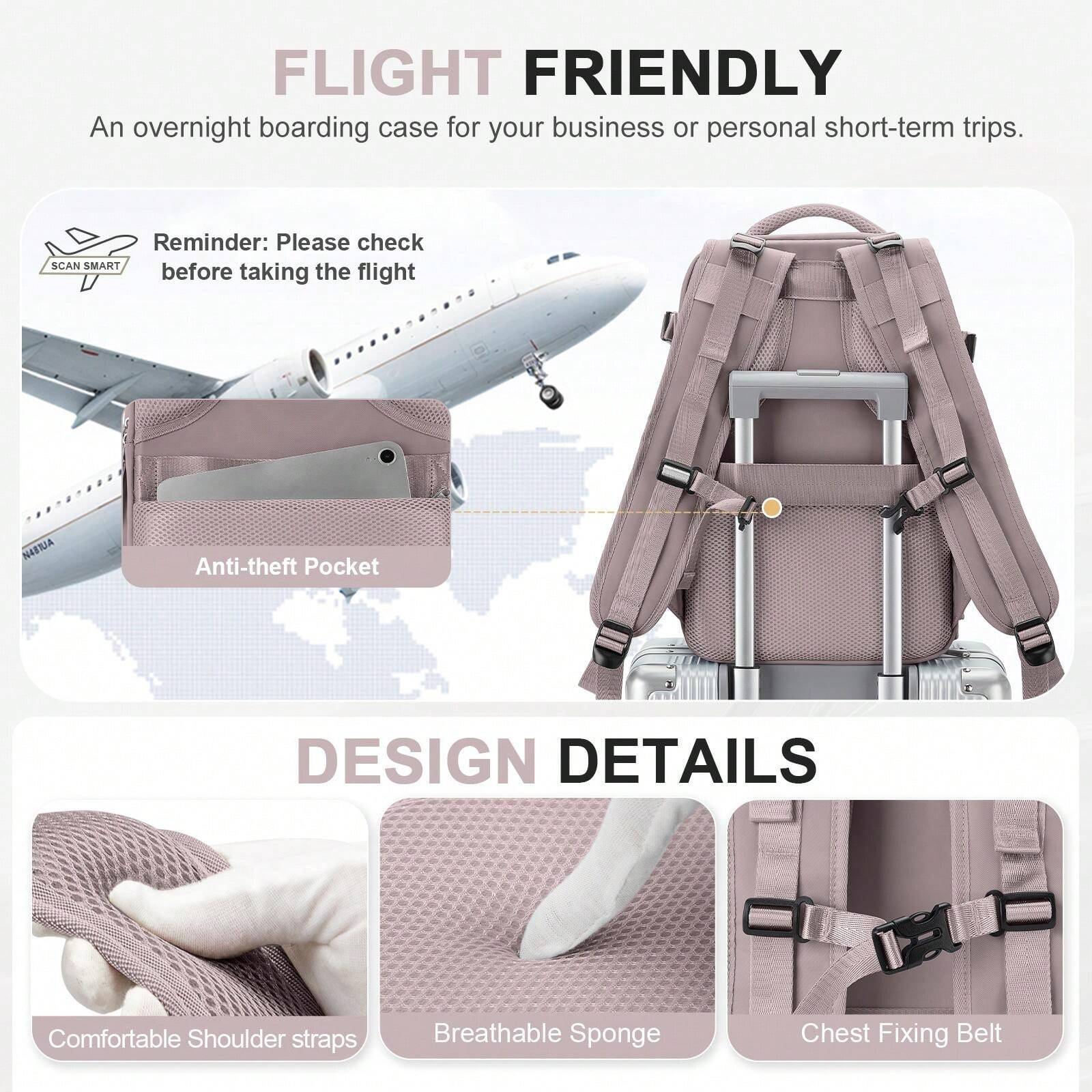 Urtala Sac De Voyage Week-End Homme/Femme – 17,3" Laptop, Trousse Toilette Incluse, Cabine Avion