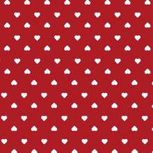 Tricoline Poá Per Meter Printed 100% Cotton - 1.5m Wide - Hati Poá Merah - View 1