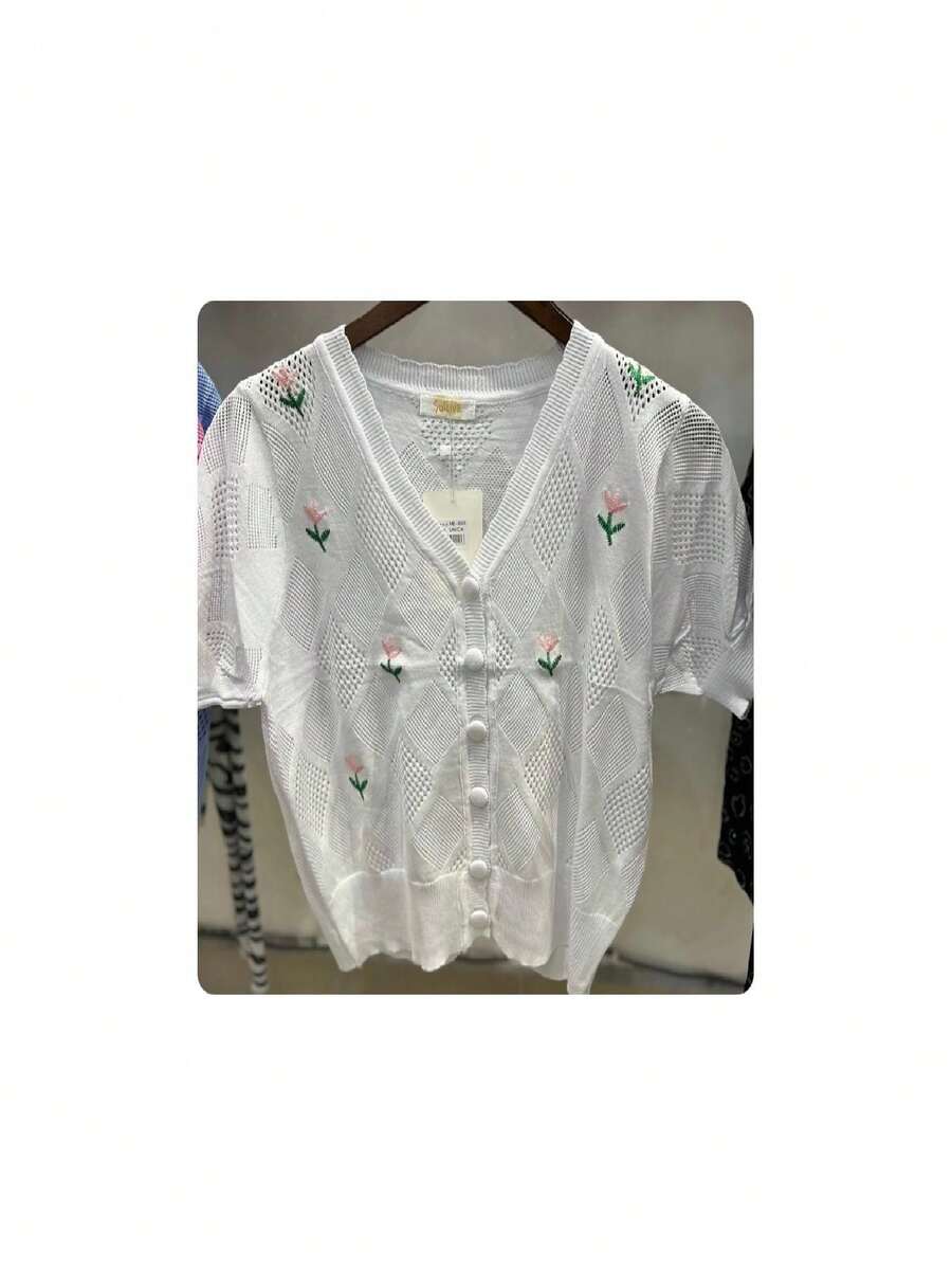 Women Cardigans - White - View 1