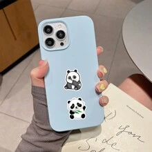 60pcs Panda Self-Adhesive Graffiti Stickers, Cute Cartoon Notebook Laptop Luggage Stationery Stickers - Multicolor - View 7