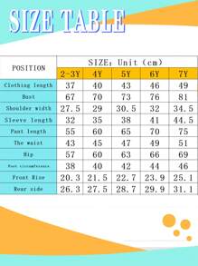 Young Girl Funny Print Warm Lined Sportswear And Flared Pants Set