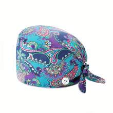 Casquette de travail réglable avec bouton, bandeau de transpiration pour chapeau de travail, chapeaux à attache élastique pour femmes et hommes, taille unique - Multicolore - Voir 3
