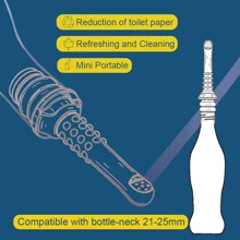 Portable Bidet For Toilet Or Travel, Compatible With Every Bottle, Mini, Elderly, Sprayer, Bio, Personal, Handheld, Personal Hygiene Care For Toilet Or Washing - Multicolor - View 4