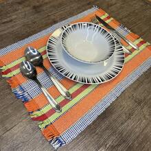 Mats & Pads - 橘綠紅條紋 - 查看 3