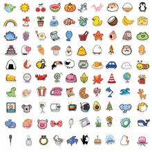 100 Pcs Cute Cartoon Characters Stickers Pack | Cool Graffiti Vinyl Stickers For Scrapbook,Journaling,Laptop,Bumper,Skateboard,Water Bottles,Computer,Phone,Cartoon,Hard Hat,Car Stickers,Sticker Pack,Stickers,Sticker Packs,Kids Nail Stickers,Girls Stationery,100 Pcs Sticker,Baby Stickers,Kids Nail,Cute Sticker - Multicolor - View 5