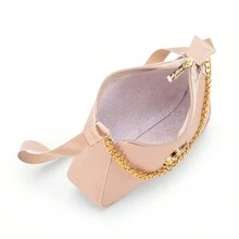 Gaby Show New Crescent Women's Shoulder Bag - Màu Khaki - Xem 4