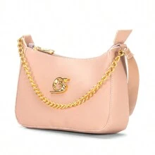 Gaby Show New Crescent Women's Shoulder Bag - Màu Khaki - Xem 1