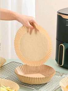 10/50/100/300 Pieces, Square/Round Air Fryer Lining Paper Air Fryer Paper Baking Paper, Paper Basket Bowl, Baking Pan, Oven Accessories, Baking Tools, Kitchen Gadgets, Kitchen Accessories - Multicolor - View 11
