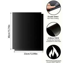 Oven Mat For Bottom Of Oven Heavy Duty Reusable Kitchen Oven Cover Mat Suitable For Microwave Oven Drip Liner