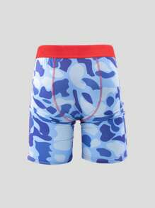 3 件/包 男士印花长款平角内裤