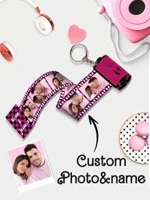 1 móc khóa phim ảnh tùy chỉnh cho các cặp đôi, móc khóa máy ảnh cuộn phim tùy chỉnh tên và hình ảnh, móc khóa ảnh cá nhân hóa móc khóa cuộn phim móc khóa máy ảnh phim tùy chỉnh móc khóa tùy chỉnh - Nhiều màu - Xem 2
