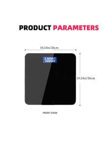 Digital Body Weight Bathroom Scale Smart Scale Step-On Technology With Easy Read LCD, Perfect Digital Home Scale, Black Highly Accurate Scale For Body Weight, Black - Black - View 4