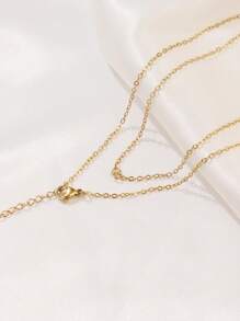 5入組不掉色金色不鏽鋼DIY項鍊鏈，適用於DIY項鍊珠寶製作配件 - DIY Chains - 查看 4