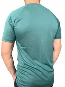 Men T-Shirts - 軍綠色 - 查看 2