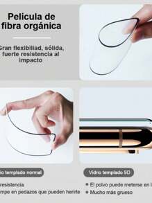 Mica De Ceramica Mate Para Samsung Cobertura Completa 100d - transparente - Ver 8